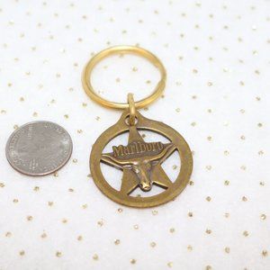 Vintage brass collectible keychain